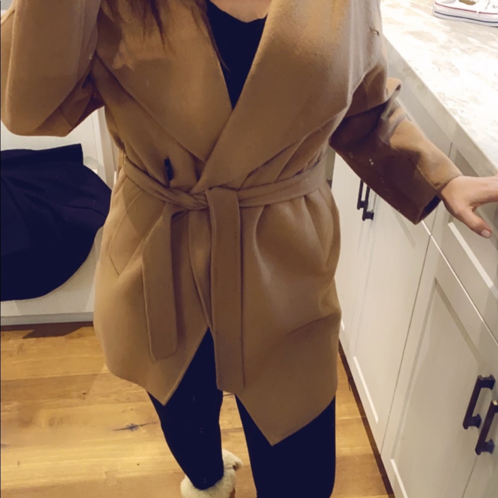 Zara Wool blend chestnut colored coat